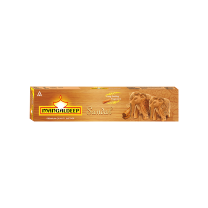 Mangaldeep Sandal Incense Sticks / Agarbatti - 14g