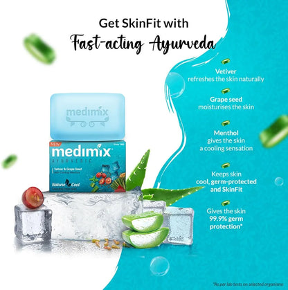 Medimix Ayurvedic Nature Cool soap - 75g (Pack of 4)