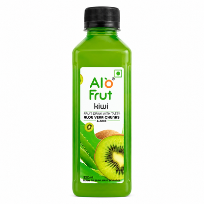 Alo Frut Kiwi Juice with Aloevera Chunks - 320ml