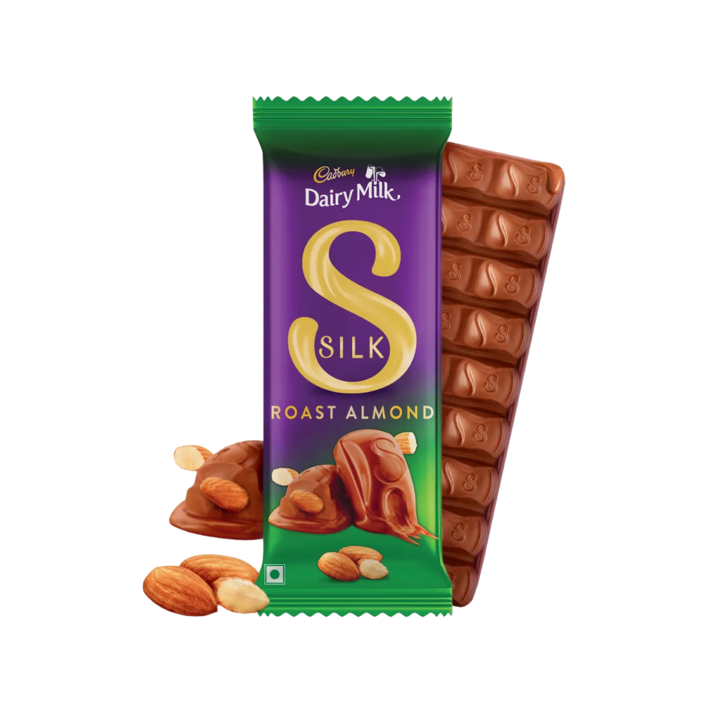 Cadbury Dairy Milk Silk Roast Almond Milk Chocolate Bar - 52g