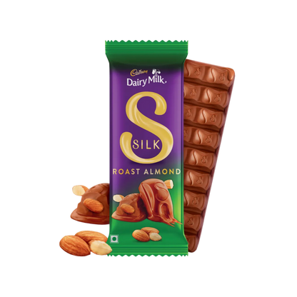 Cadbury Dairy Milk Silk Roast Almond Milk Chocolate Bar - 52g