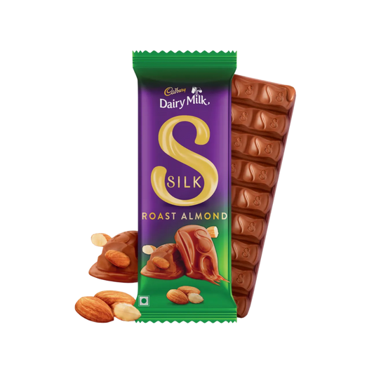 Cadbury Dairy Milk Silk Roast Almond Milk Chocolate Bar - 52g