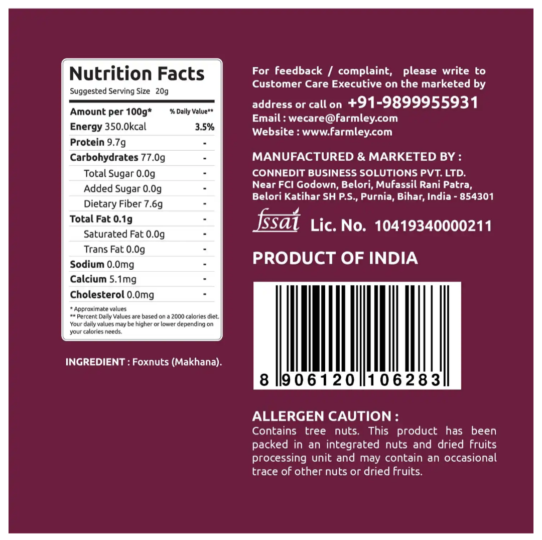 Farmley Prasadam Makhana - 100g