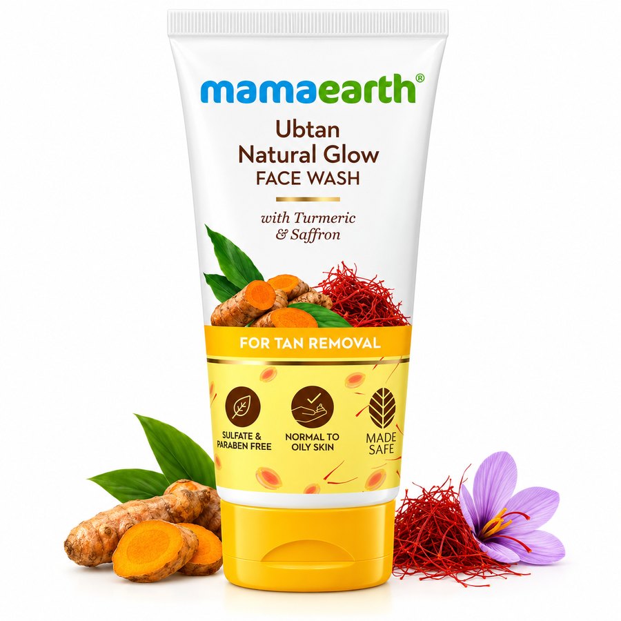 Mamaearth Ubtan Natural Facewash - 100ml