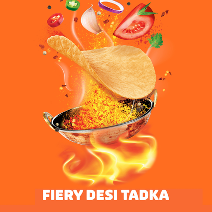 Pringles Desi Masala Tadka Potato Chips - 40g