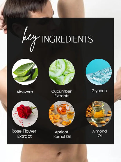 Saffron Naturals Men and Boys, Painless Body Hair Removal Spray - 100Ml