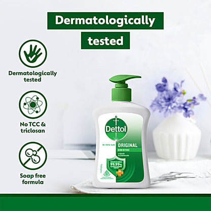 Dettol Original Liquid Handwash, 200 ml (Get Liquid Handwash 175 ml Refill Pack Free)