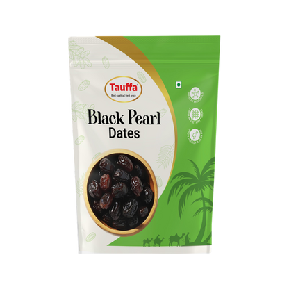 Tauffa Black Pearl Dates (Khajur) - 500g