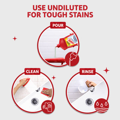 Red Harpic Bathroom Cleaner - 250ml
