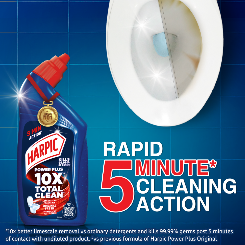 Harpic Disinfectant Liquid Toilet Cleaner - 900ml