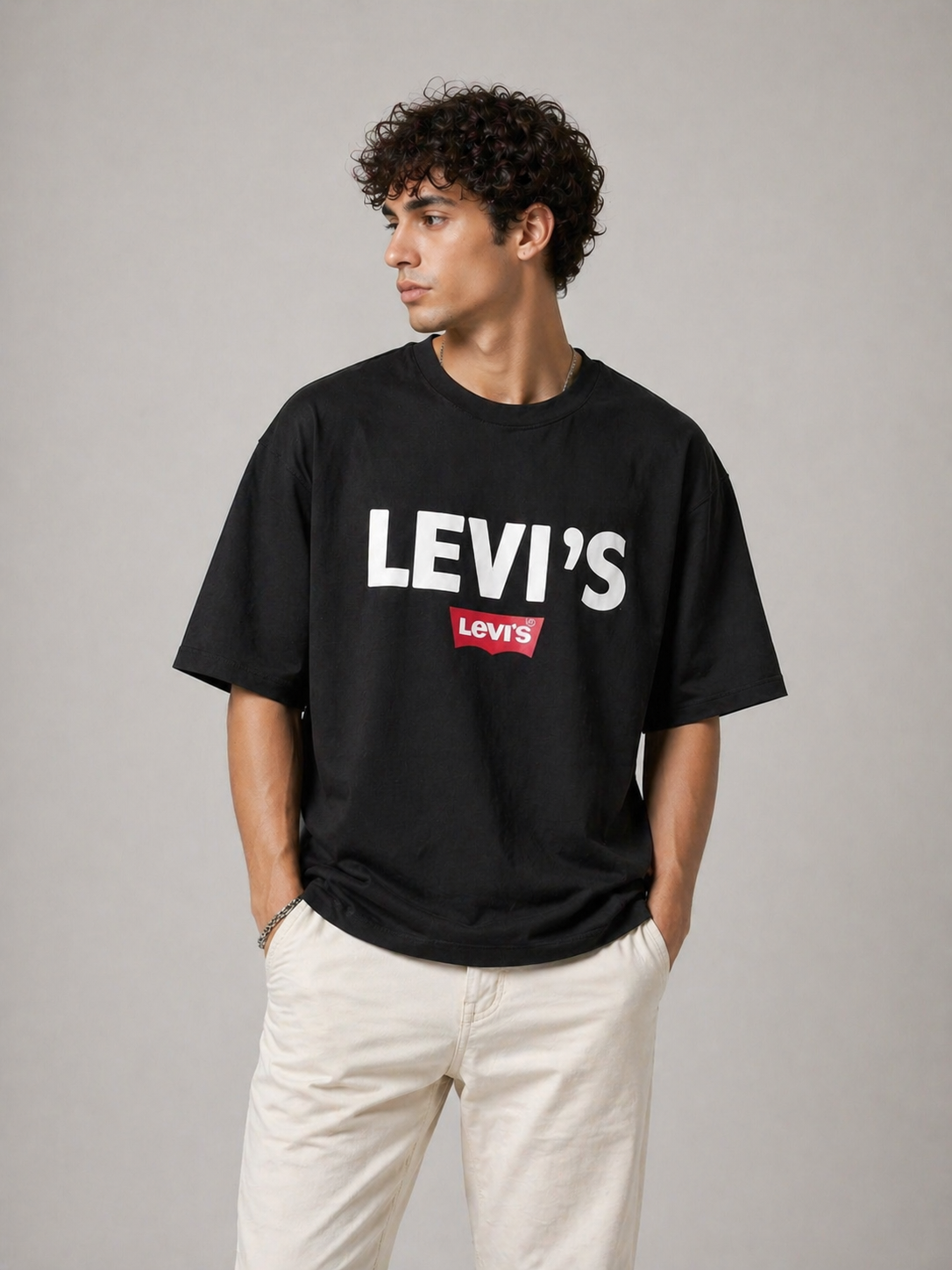 LEVI'S Down Sholder Premium Cotton T-Shirt