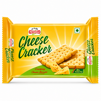 Priyagold Cheese Cracker Biscuits - 140g