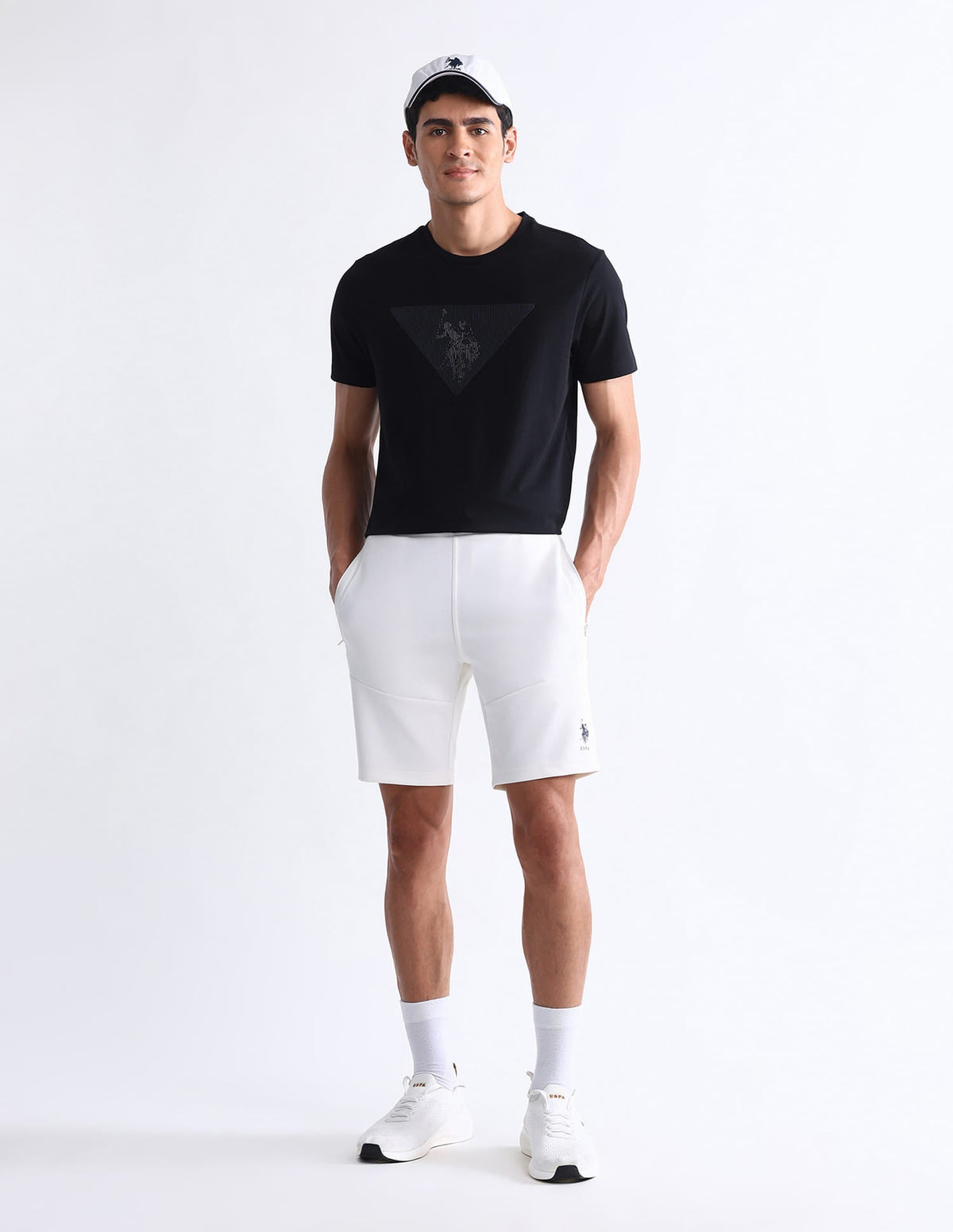 USPA ASSN - Brand Printed Regular Fit T shirt