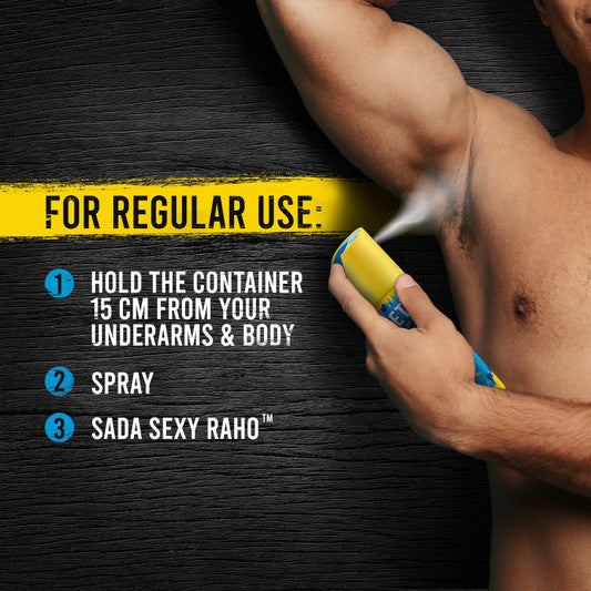 SET WET Cool, Charm and Swag Avatar Deodorant Spray of 3, For Men (450ml Pack)