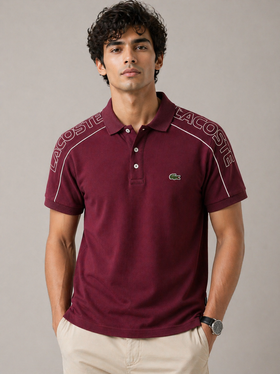 Lacoste Premium Polo Metty Cotton T Shirt
