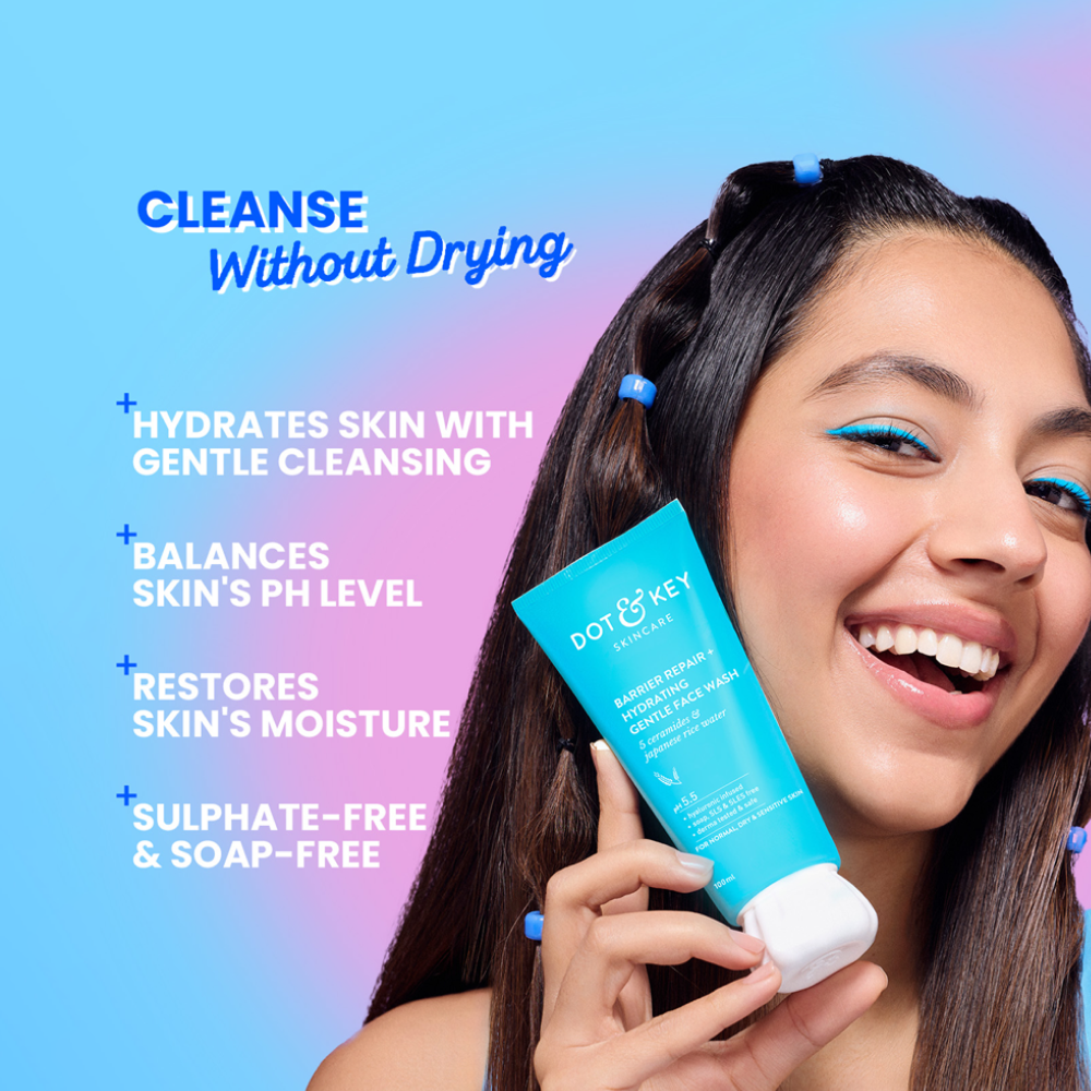 Dot & Key Barrier Repair + Hydrating Gentle Face Wash - 100ml