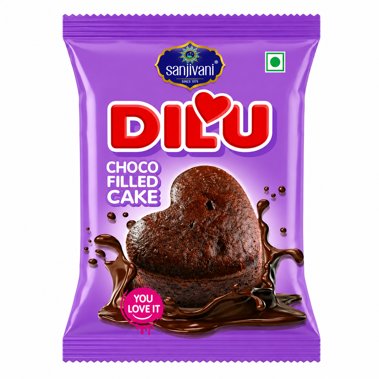 DILU Choco Filled  Cake - 28g