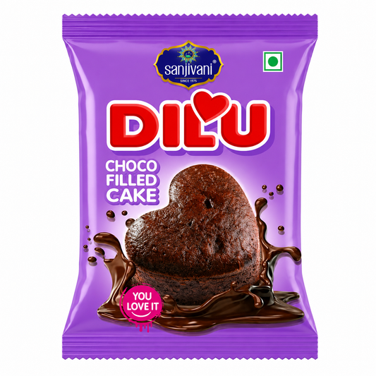 DILU Choco Filled  Cake - 28g