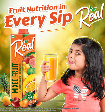 Dabur Real Fruit Power Mixed Fruit Juice - 1L