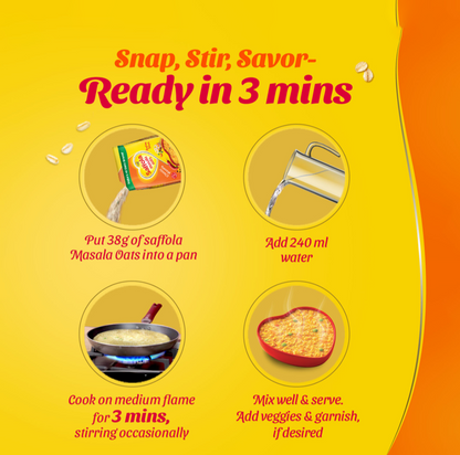 Saffola Classic Masala Oats - 38g