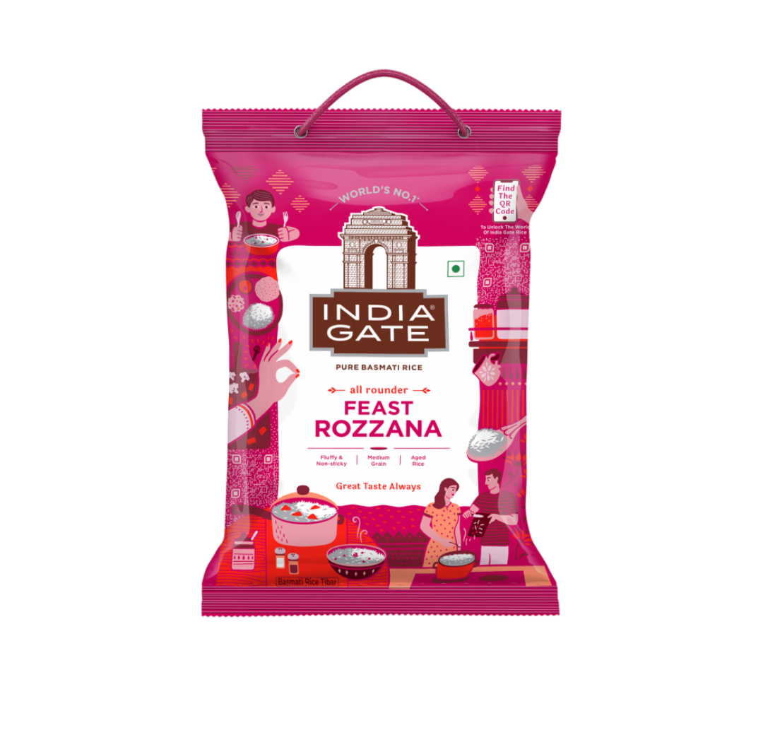 India Gate Feast ROZZANA Basmati Rice - 5kg