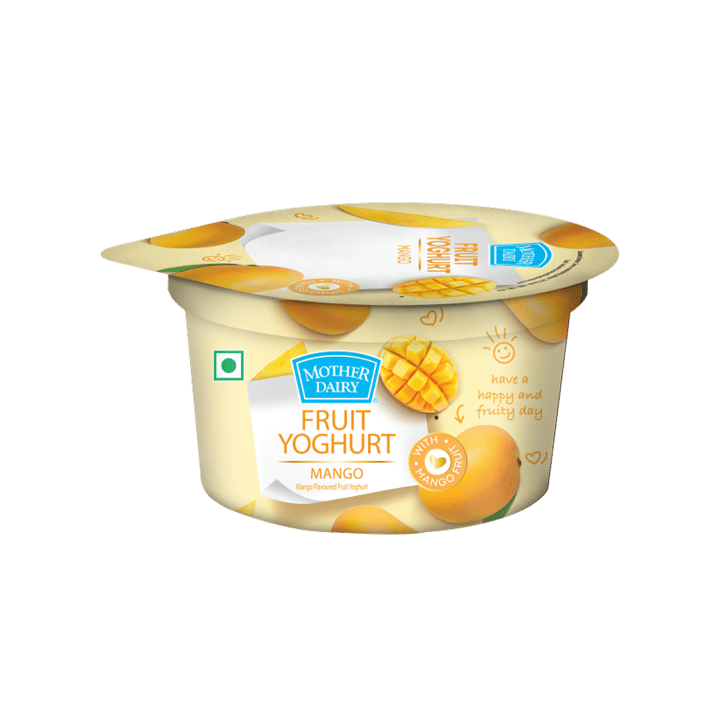 Mother Dairy Mango Flavoured Yogurt - 100g