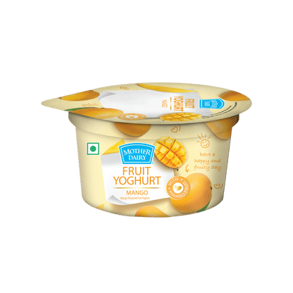 Mother Dairy Mango Flavoured Yogurt - 100g