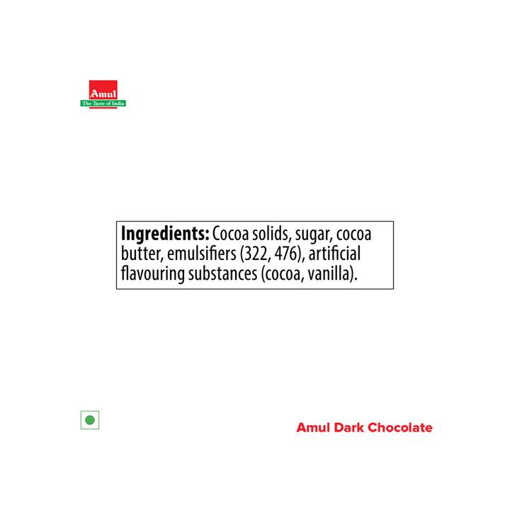 Amul Dark Chocolate Bar - 35g