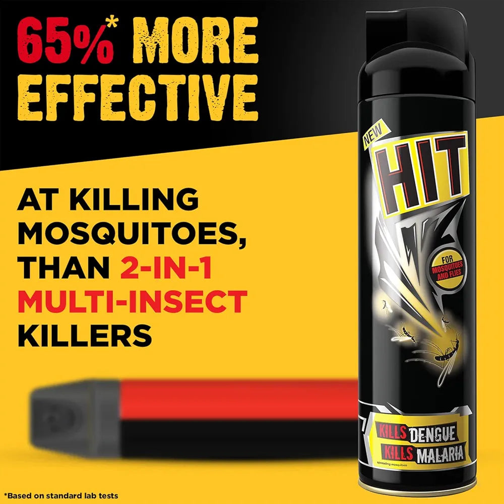 HIT Flying Insect Killer - Mosquito & Fly Killer Spray - 320ml
