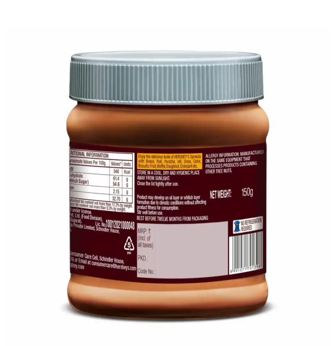Hershey's Spreads - Cocoa With Almond Jar - 150g