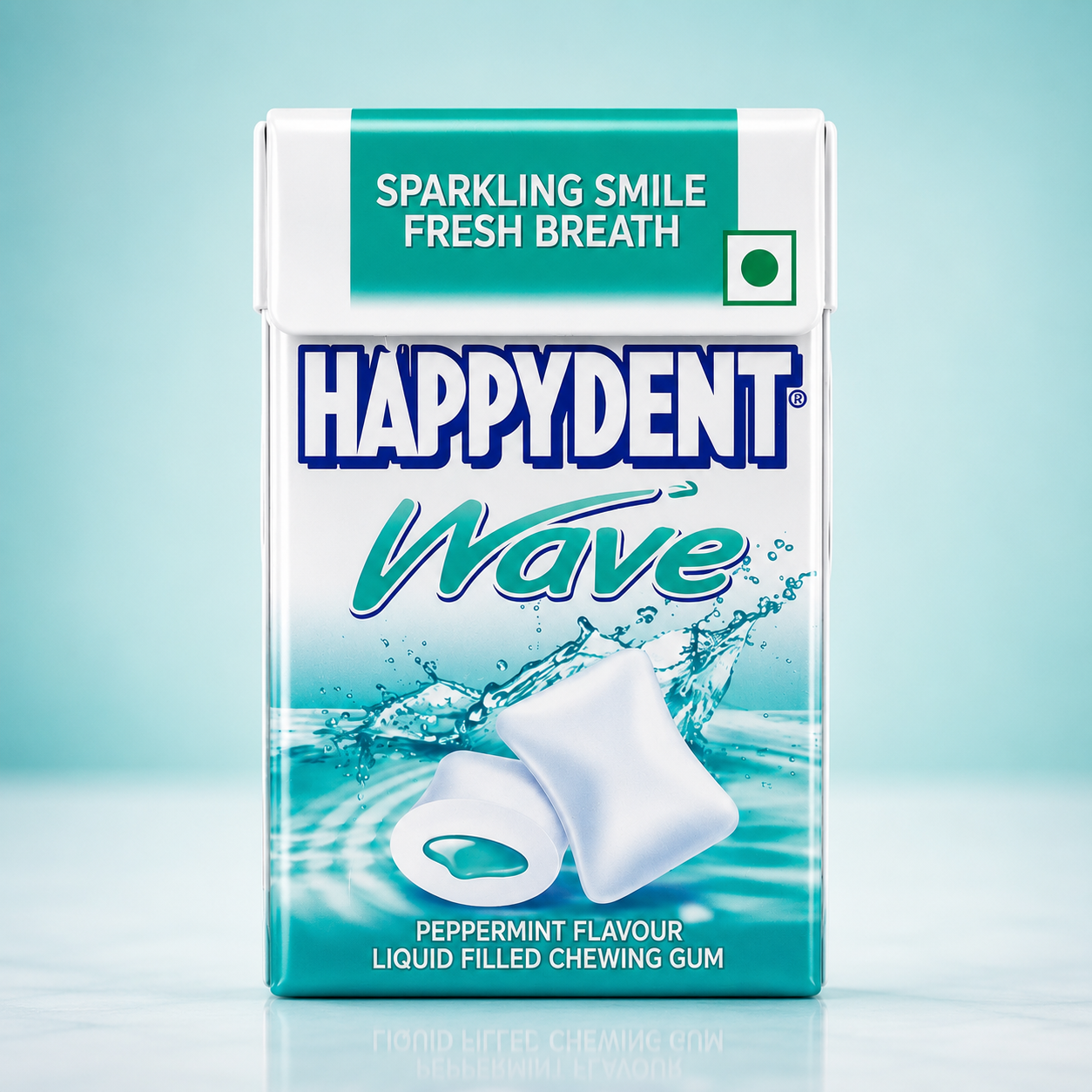 Happydent Wave Sugarfree Peppermint Flavour - 14.7g