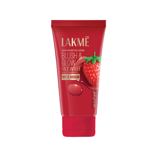 Lakme Blush & Glow Strawberry Gel Face Wash - 150g