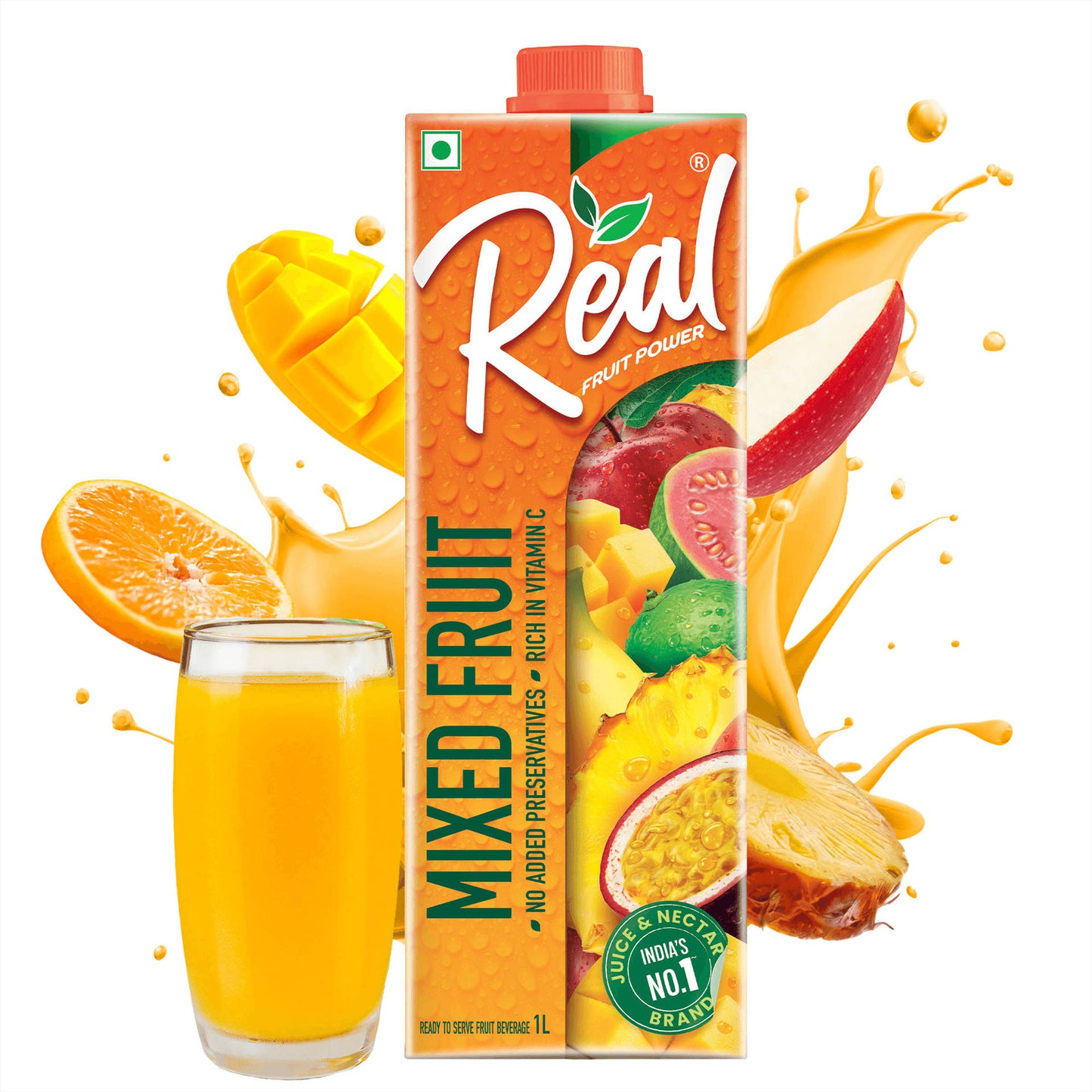 Dabur Real Fruit Power Mixed Fruit Juice - 1L