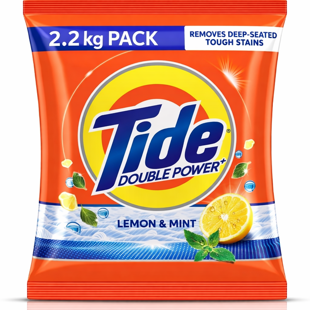 Tide Plus Double Power Detergent Washing Powder - 2.2 kg