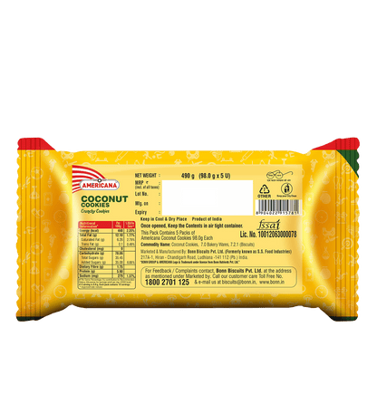 Americana Coconut Cookies - 202g