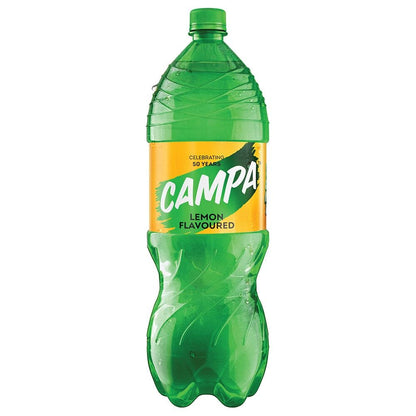 Campa Lemon Flavoured - 2.25ltr + 1.5 ltr Water bottle Free