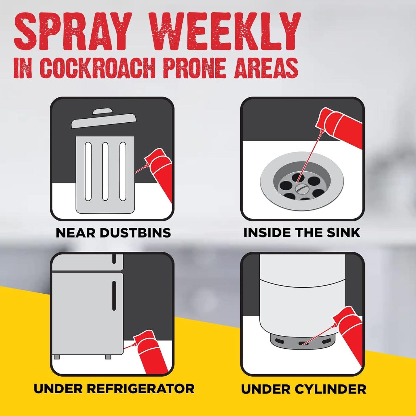 Hit Crawling Insect Killer – Cockroach Killer Spray - 320ml