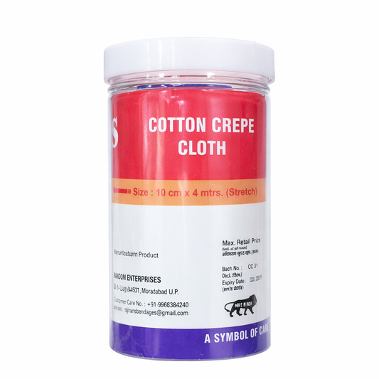 Cotton Crepe Cloth 10cm × 4mtrs (Stretch)