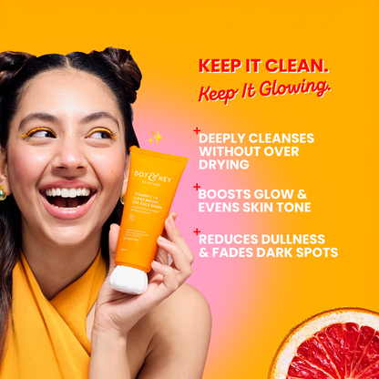 Dot & Key Vitamin C + E Super-Bright Gel Face Wash - 100ml