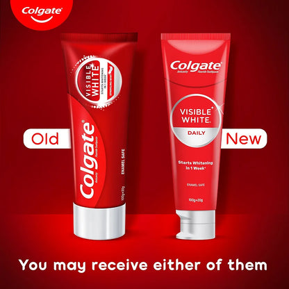 Colgate Visible White Toothpaste Teeth Whitening Saver Pack (240g)