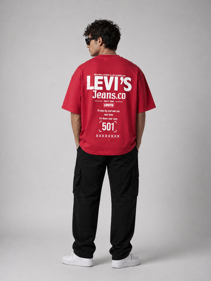 LEVI'S Down Sholder Premium Cotton T-Shirt
