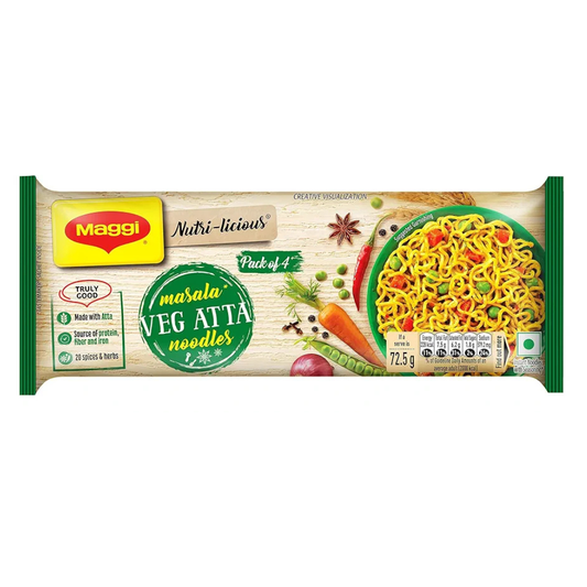 MAGGI Nutri-licious Masala Veg Atta Noodles - 290g