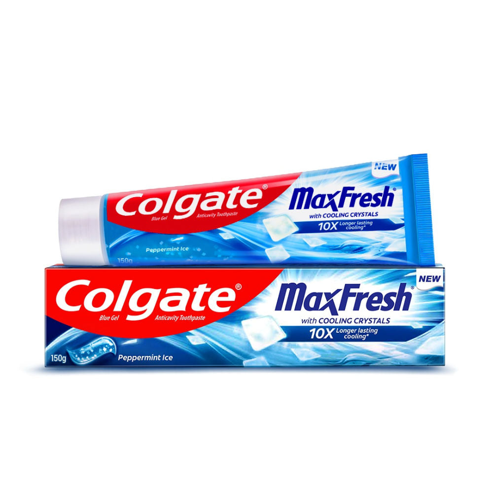 Colgate MaxFresh Peppermint Ice Gel Toothpaste 150g