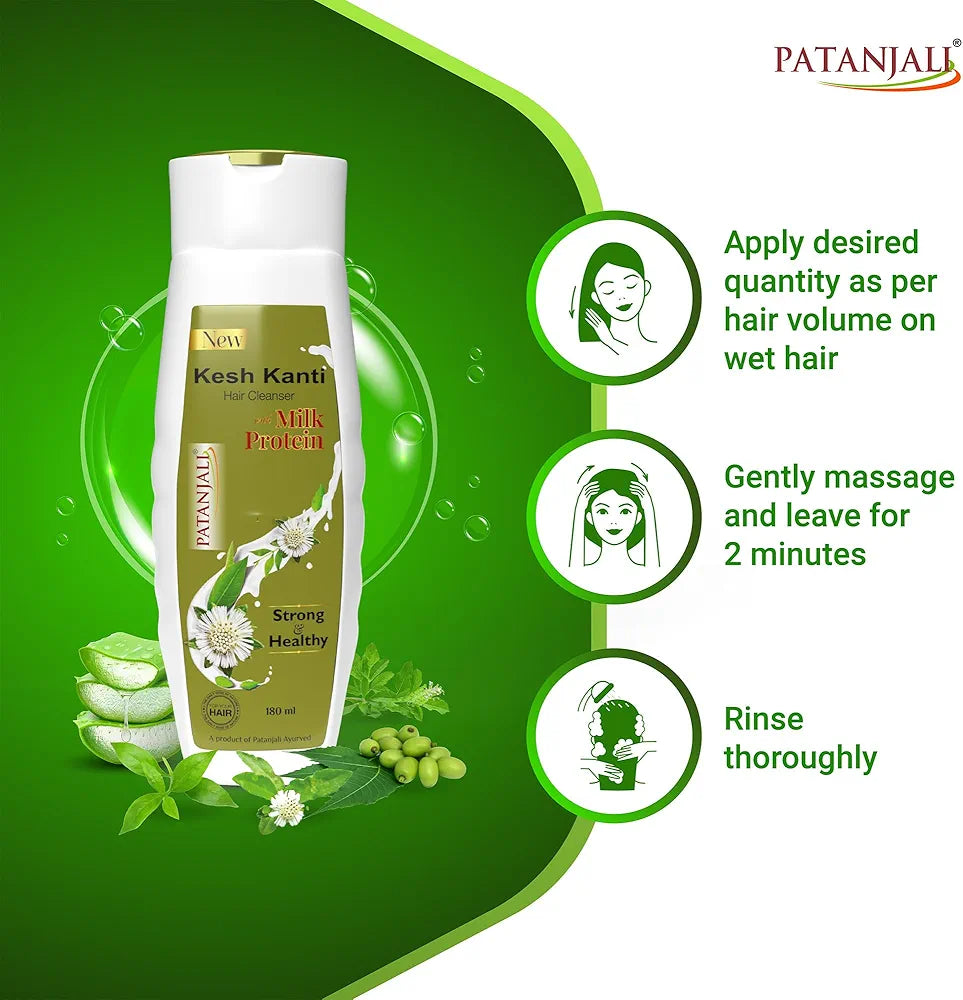 Patanjali Kesh Kanti Shampoo, 180ml