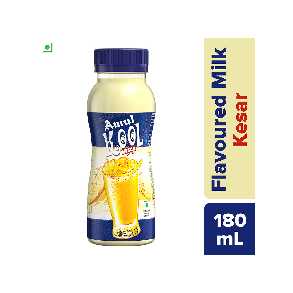 Amul Kool Kesar Flavoured Milk - 180ml