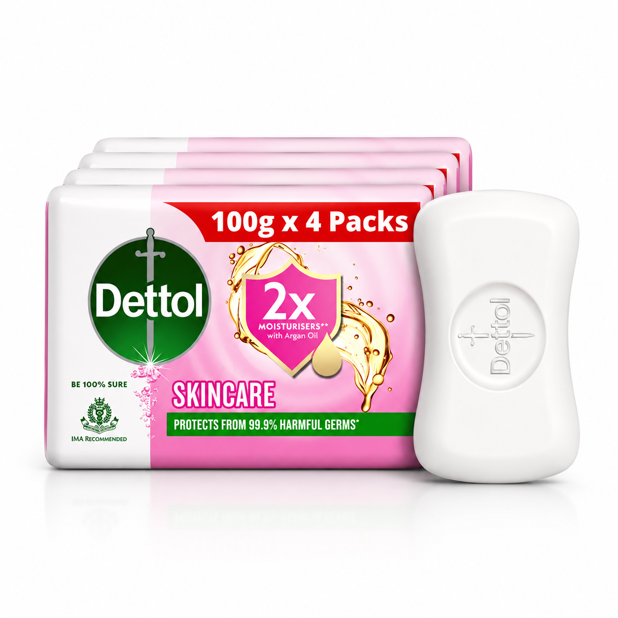 Dettol Skincare Moisturizing Bathing Soap - 400g