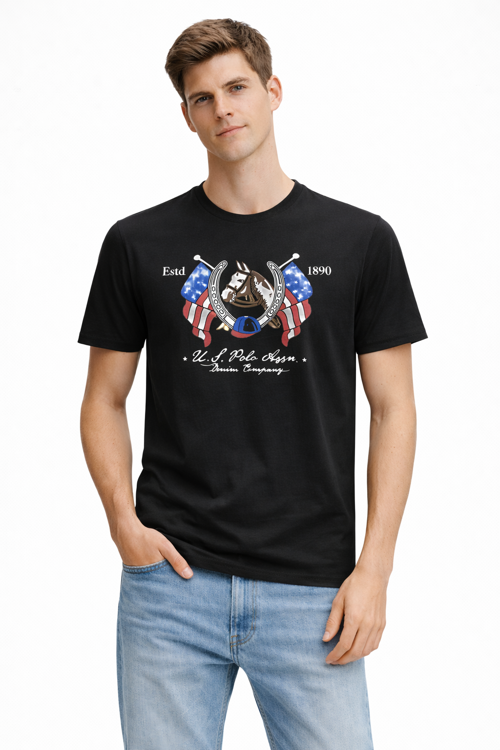 US POLO ASSN Premium Cotton Regular Fit T-Shirt