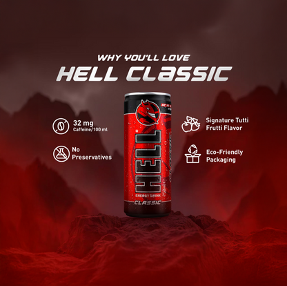 Hell Energy Drink Classic - 250ml