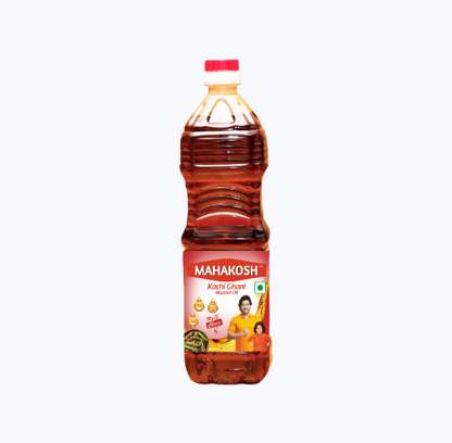Mahakosh Kachi Ghani Mustard Oil (सरसों का तेल)- 1 Ltr