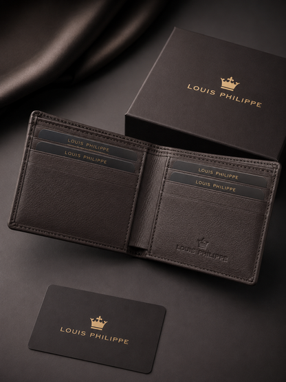 Louise Phillipi Texture Genuine Leather Wallet